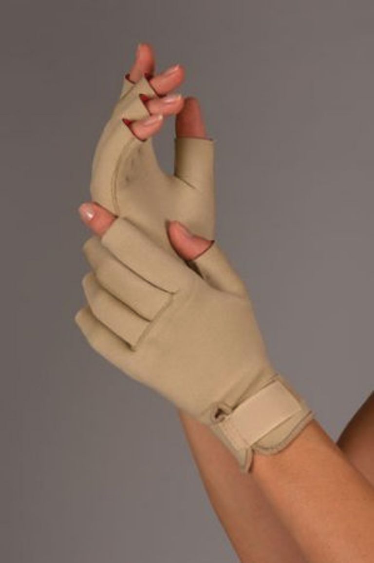 Artritishandschoenen zijn, voor mensen, worden gebruikt, zijn ontworpen, brede klittenbandsluiting