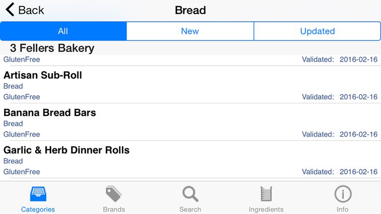 Allergy Free, beschikbaar voor, beschikbaar voor iPhone, glutenvrije menu, iEatOut Gluten, iPhone iPad