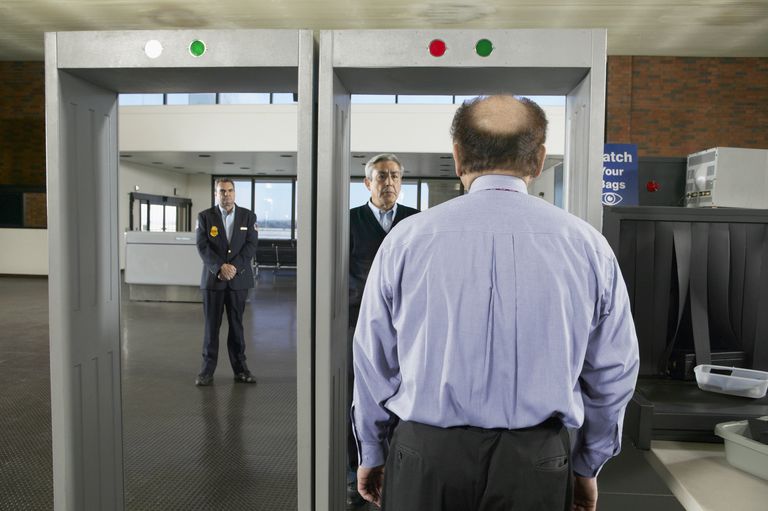 Deze apparaten, full body, voor mensen, Airport Full, Airport Full Body-scanners
