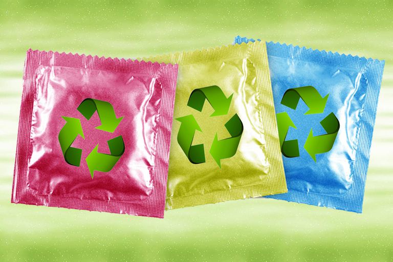 biologisch afbreekbaar, worden gerecycled, condooms recyclen, condooms worden, condooms zijn, niet worden