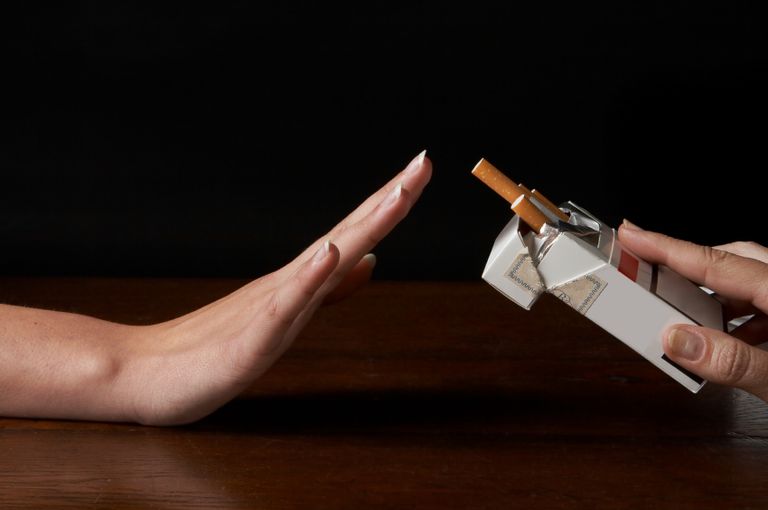 Longkanker niet-rokers, granieten werkbladen, hebben gerookt, komt voor