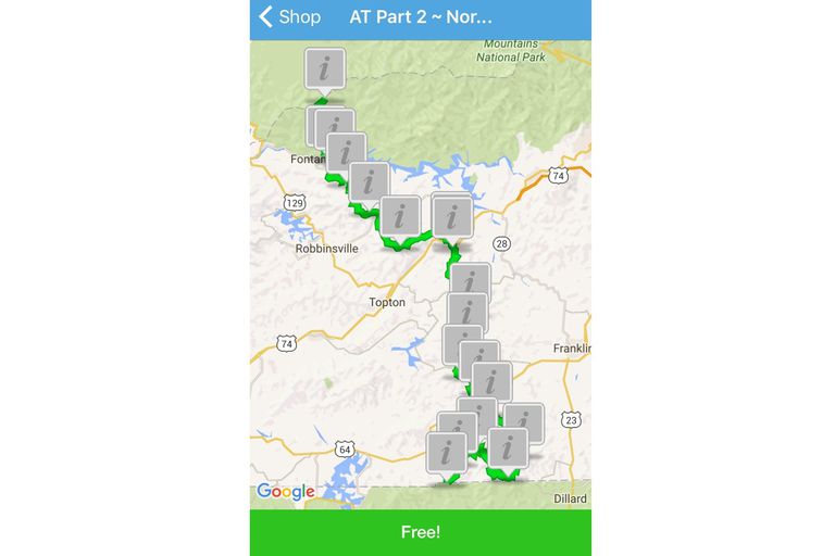 Virtual Walk, Appalachian Trail, Street View, virtuele wandeling, kunt overschakelen, loopband gebruikt