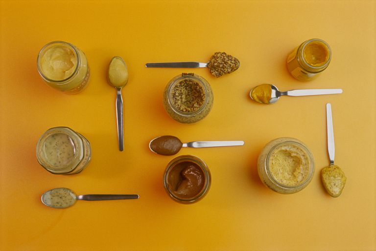 afgeleid maïs, Honey Mustard, Mustard Organic, niet tarwe