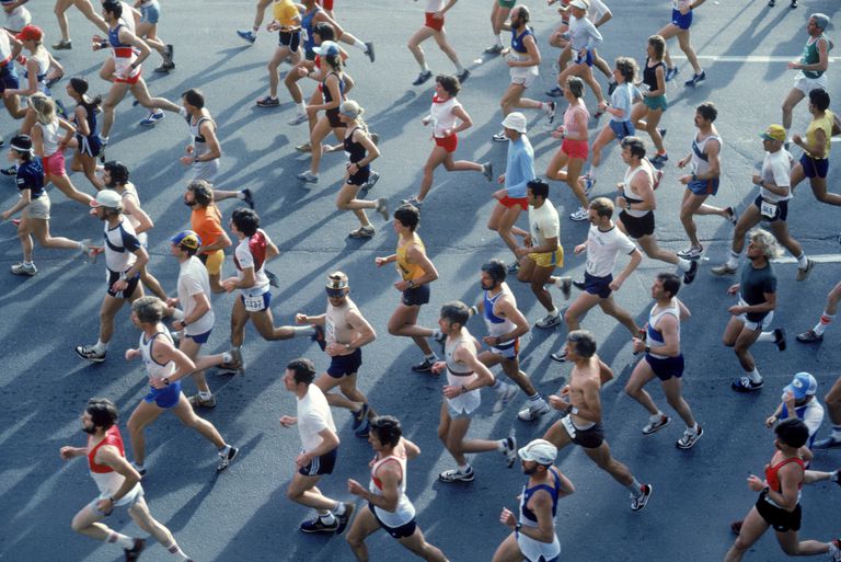 voor race, deelname marathon, hoger zijn, Misschien wilt