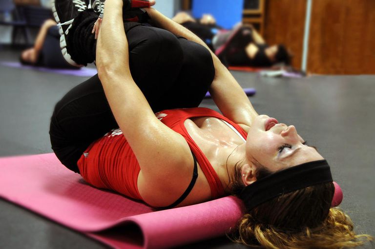 low-back flexieoefening, Deze oefening, lumbale flexie, oefening uitvoert