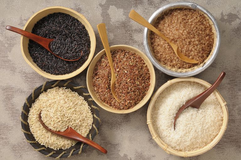 witte rijst, bruine rijst, vitamines mineralen, meer vezels