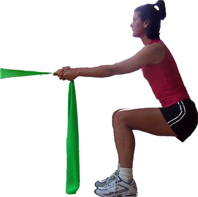 Zorg ervoor, Deze oefening, Gedetailleerde instructies, Ball Squat, achter tenen