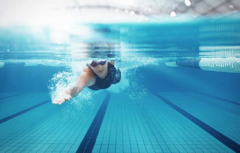 voor beginners, voor lichaam, 15-20 minuten, andere zwemmers, begint zwemmen