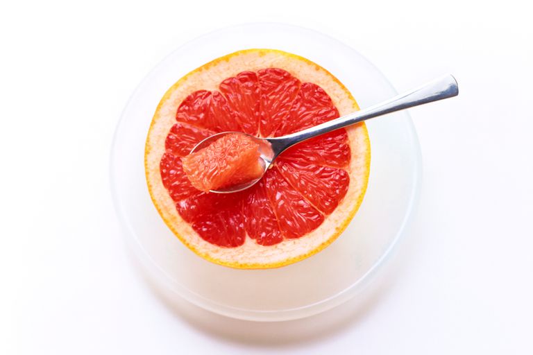 fruit voor, meer procent, meer procent water, middelgrote grapefruit
